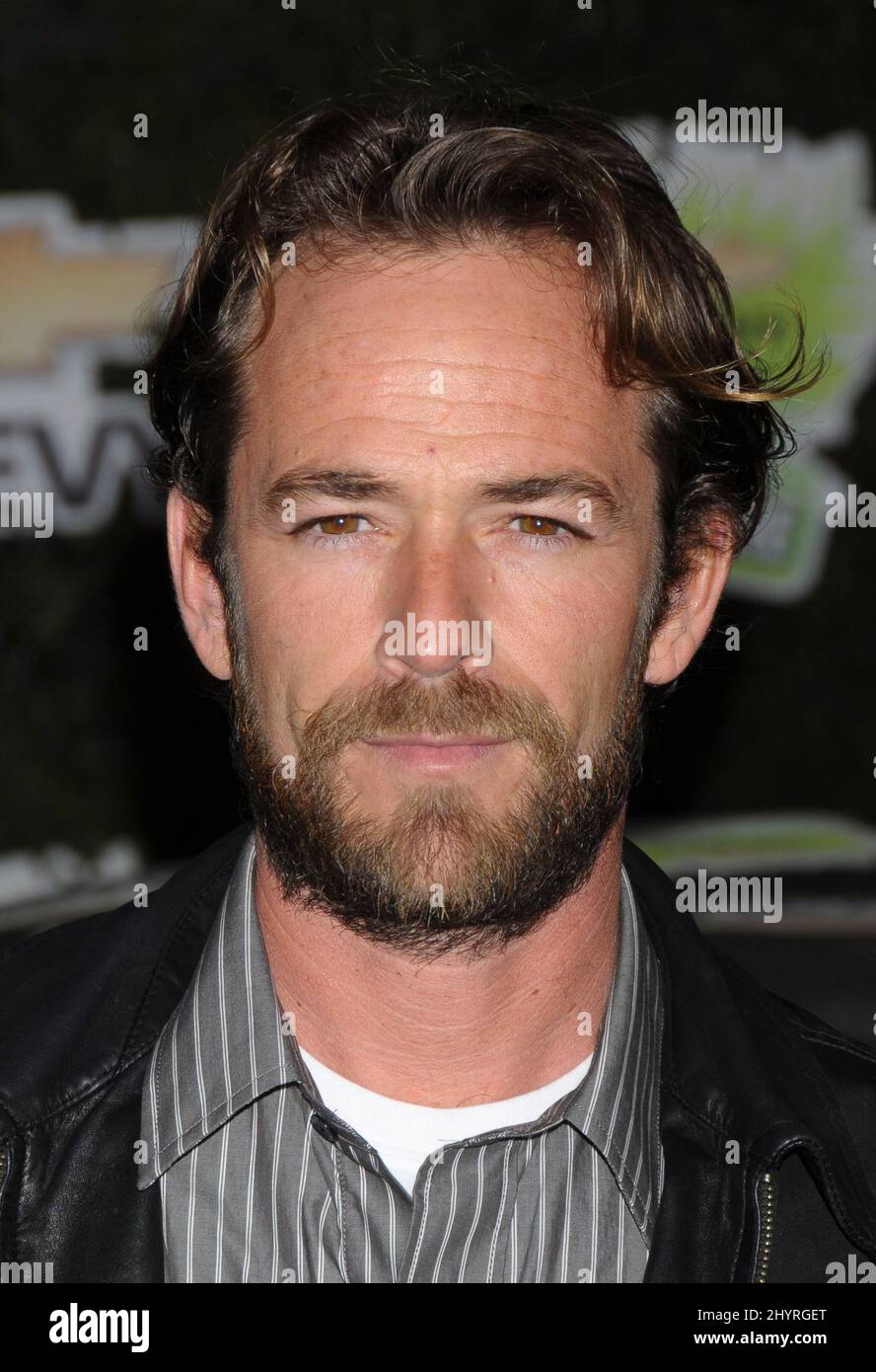 Luke Perry arriva a Chevy Rocks il futuro evento che si tiene al Walt Disney Studios Burbank, CA. Foto Stock
