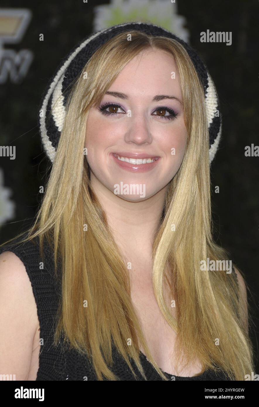 Andrea Bowen arriva a Chevy Rocks il futuro evento che si tiene presso Walt Disney Studios Burbank, California. Foto Stock