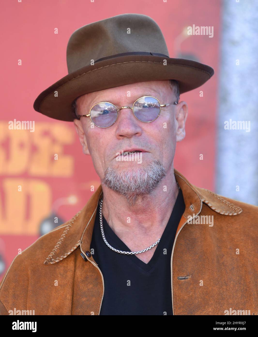 Michael Rooker alla prima 'The Suicide Squad' tenutasi al Regency Village Theatre il 2 agosto 2021 a Westwood, CA. Foto Stock