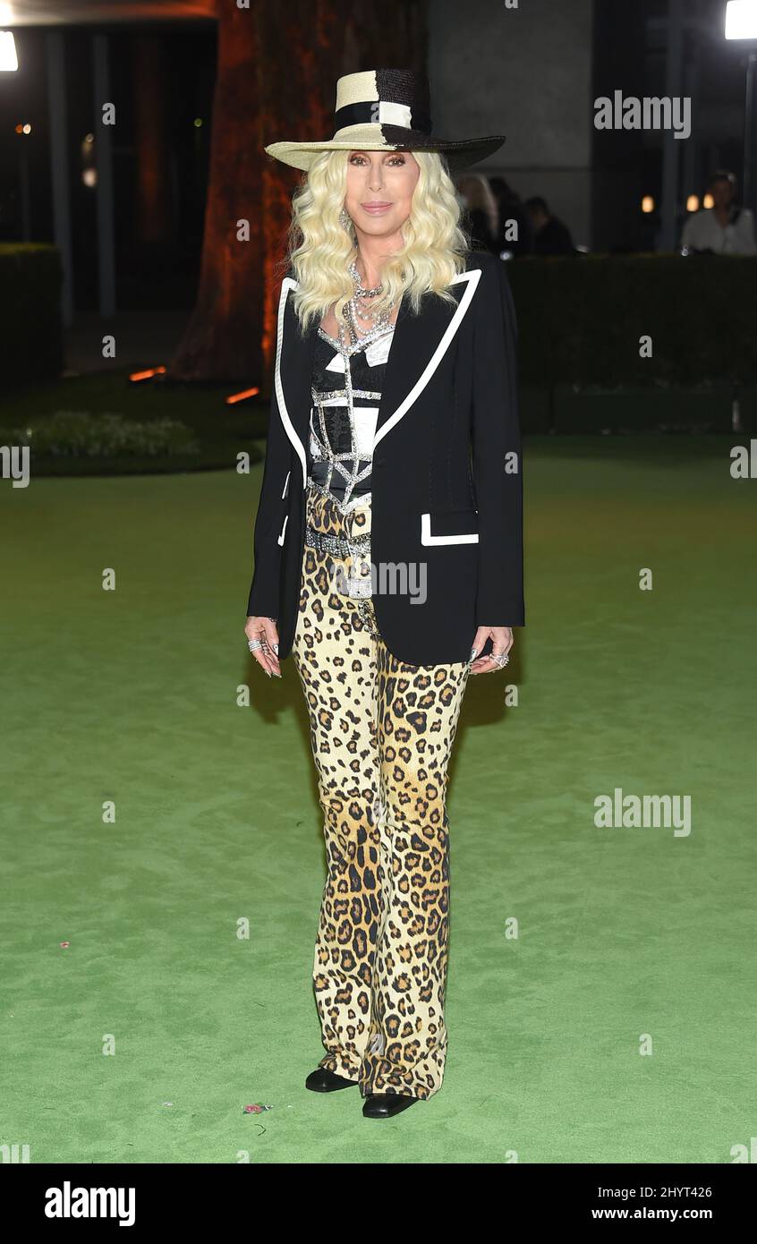 Cher all'Academy Museum of Motion Pictures apertura Gala in onore di Haile Gerima e Sophia Loren il 25 settembre 2021 a Los Angeles, CA. Foto Stock