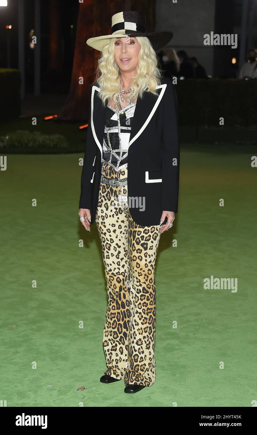 Cher all'Academy Museum of Motion Pictures apertura Gala in onore di Haile Gerima e Sophia Loren il 25 settembre 2021 a Los Angeles, CA. Foto Stock