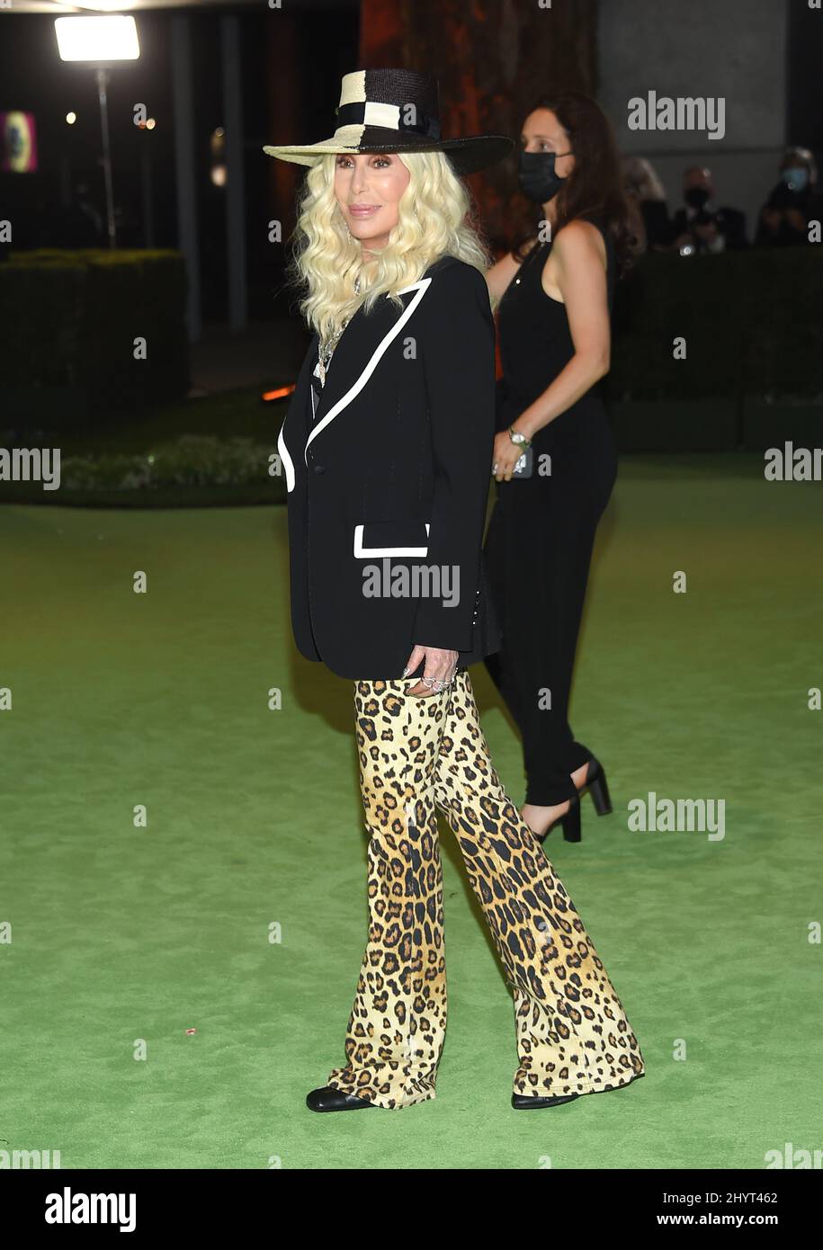 Cher all'Academy Museum of Motion Pictures apertura Gala in onore di Haile Gerima e Sophia Loren il 25 settembre 2021 a Los Angeles, CA. Foto Stock