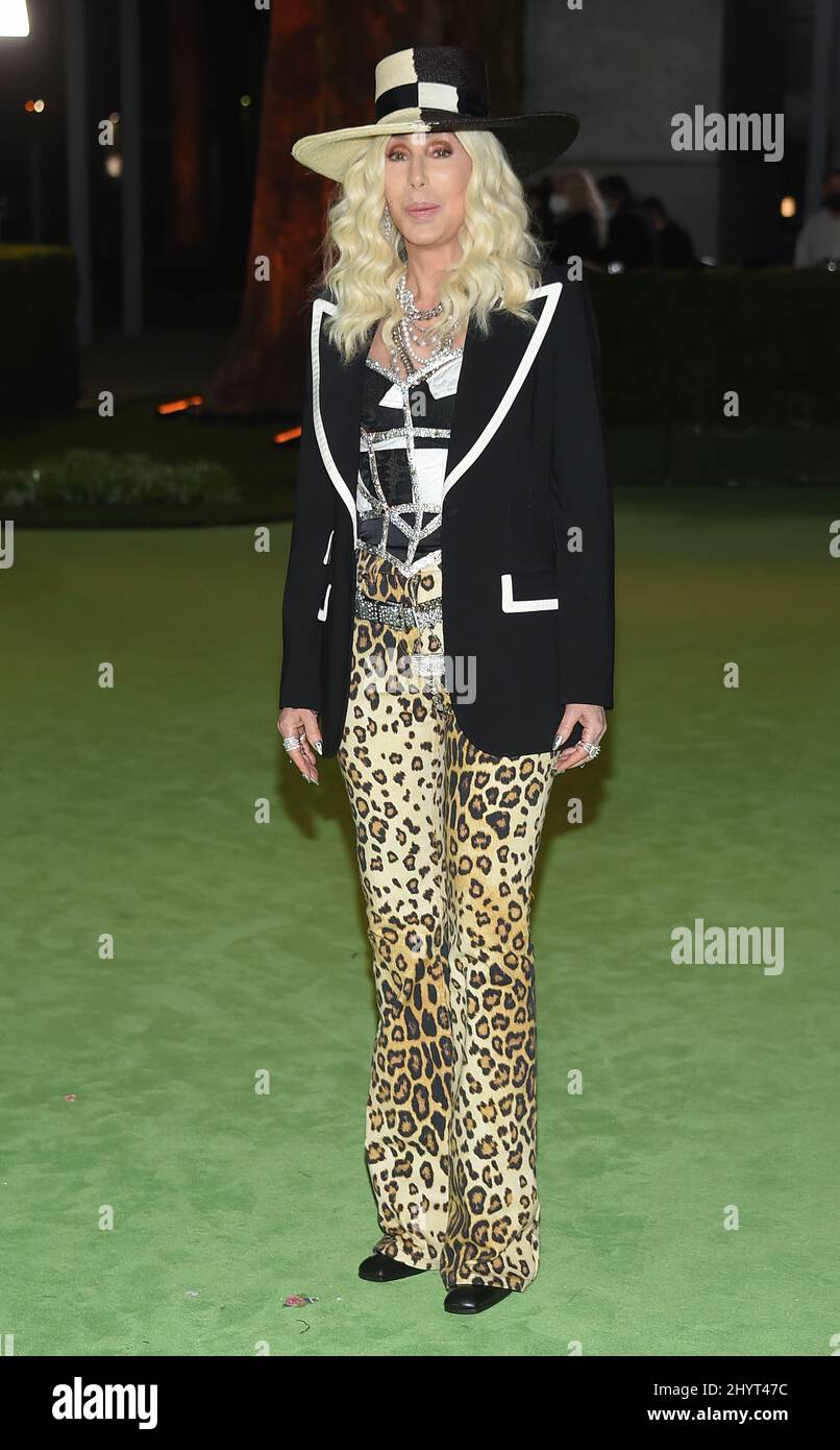 Cher all'Academy Museum of Motion Pictures apertura Gala in onore di Haile Gerima e Sophia Loren il 25 settembre 2021 a Los Angeles, CA. Foto Stock