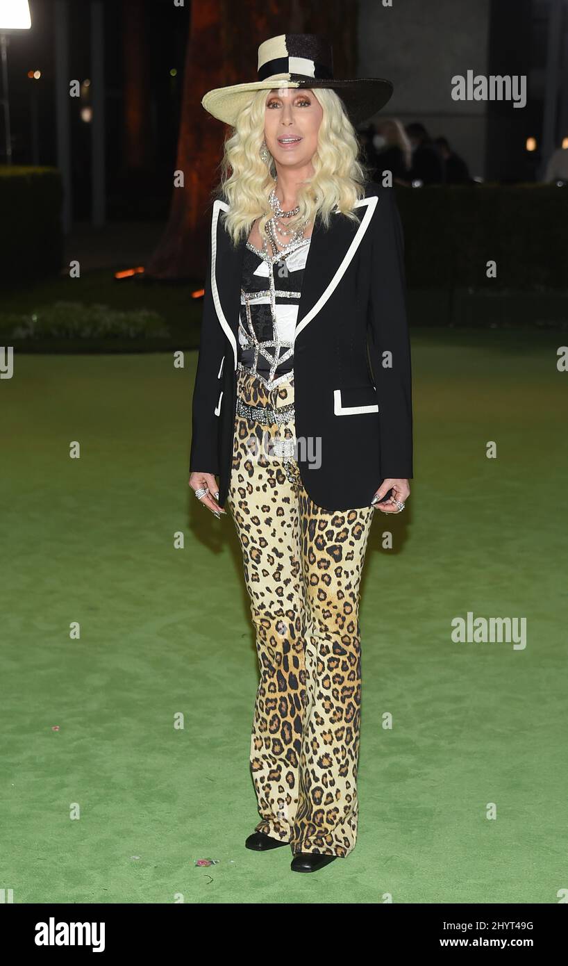 Cher all'Academy Museum of Motion Pictures apertura Gala in onore di Haile Gerima e Sophia Loren il 25 settembre 2021 a Los Angeles, CA. Foto Stock