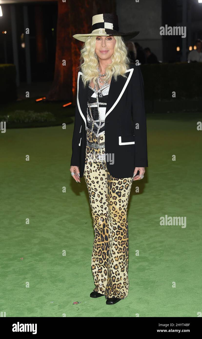 Cher all'Academy Museum of Motion Pictures apertura Gala in onore di Haile Gerima e Sophia Loren il 25 settembre 2021 a Los Angeles, CA. Foto Stock