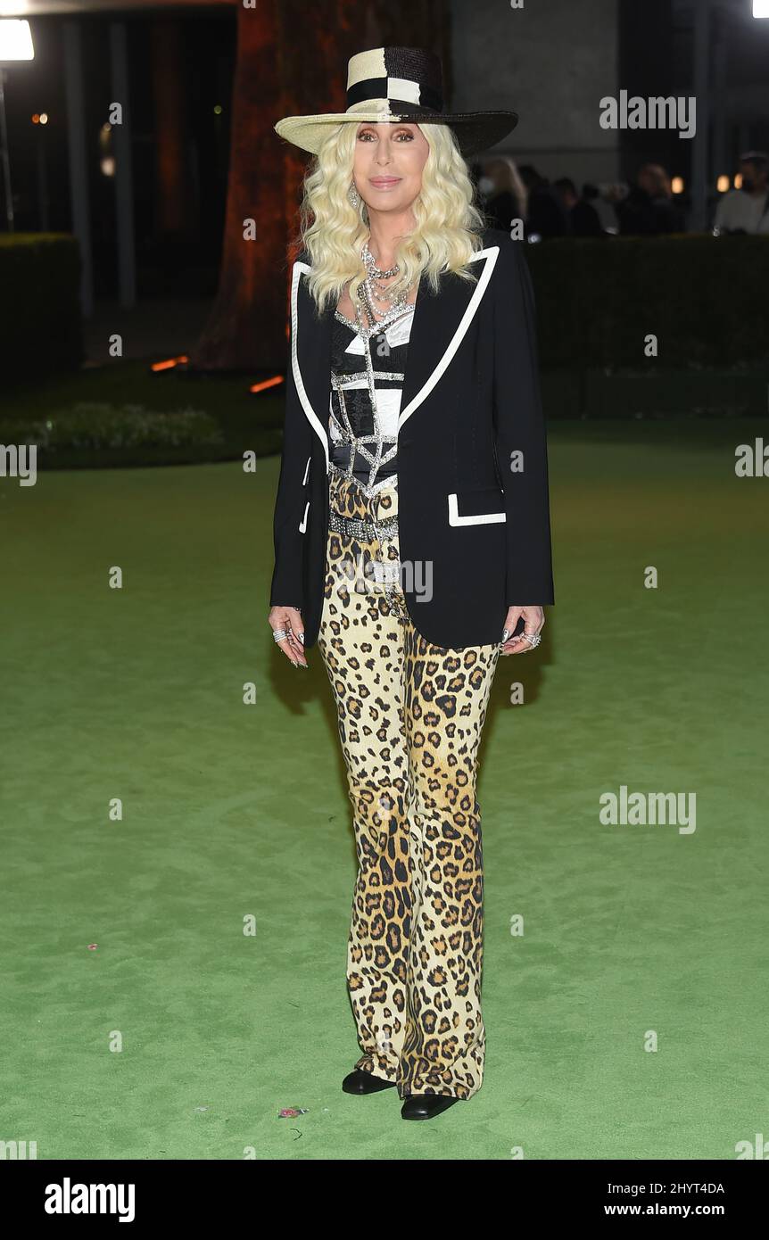 Cher all'Academy Museum of Motion Pictures apertura Gala in onore di Haile Gerima e Sophia Loren il 25 settembre 2021 a Los Angeles, CA. Foto Stock