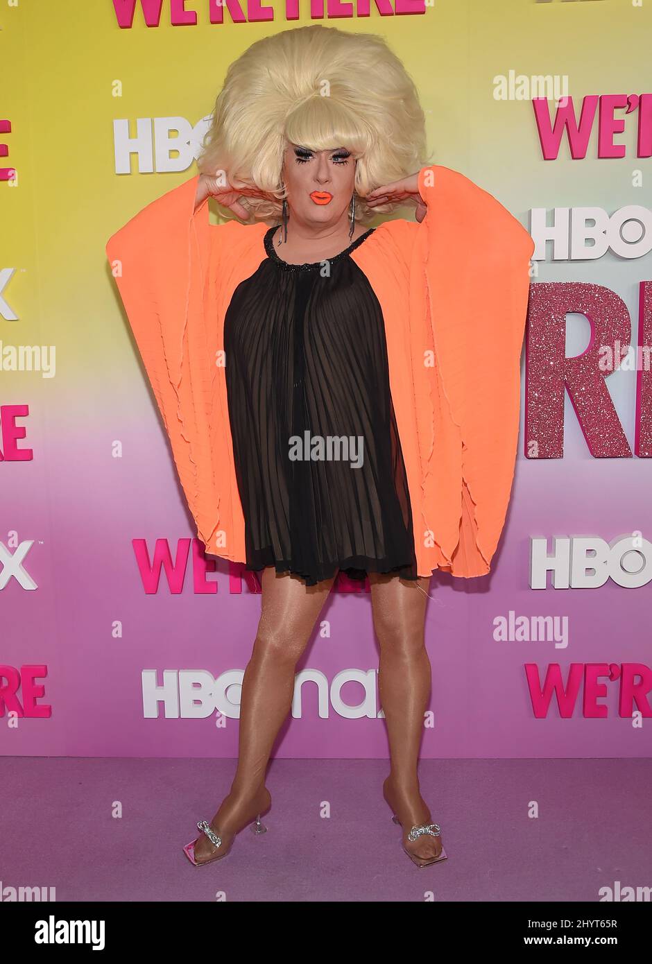 Lady Bunny arrivo a ¢€˜¢€¢€¢€ re qui€™ Stagione 2 Premiere al Sony Pictures Studio Lot il 08 ottobre 2021 a Culver City, CA. Foto Stock