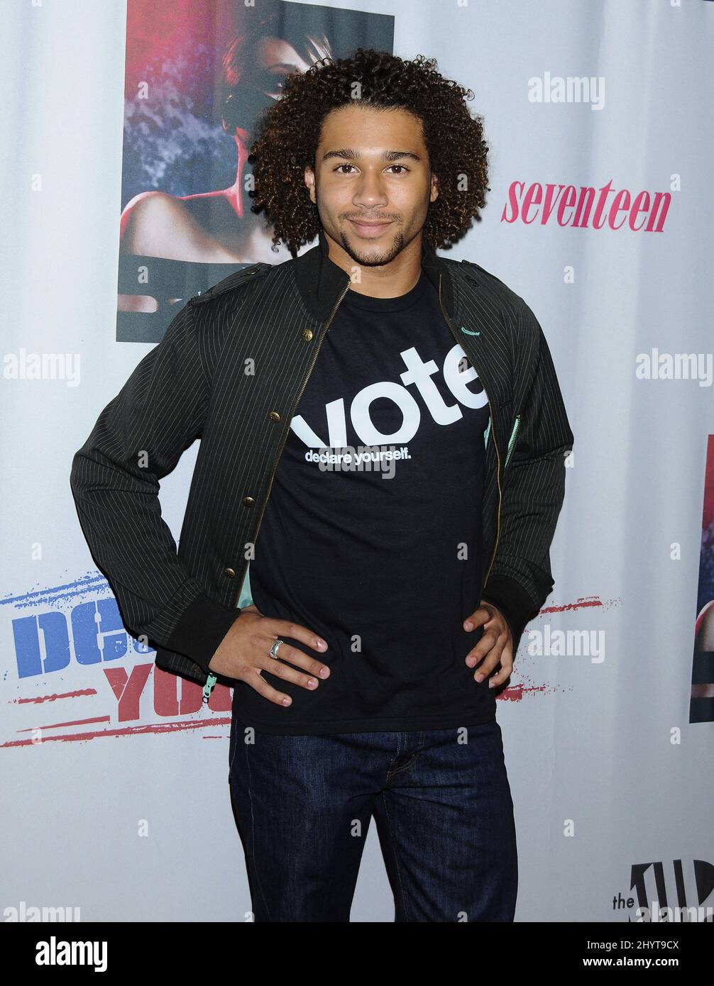 Corbin Bleu partecipa all'evento "Declare Yourself's 'Domino Effect' di Hollywood, Los Angeles. Foto Stock