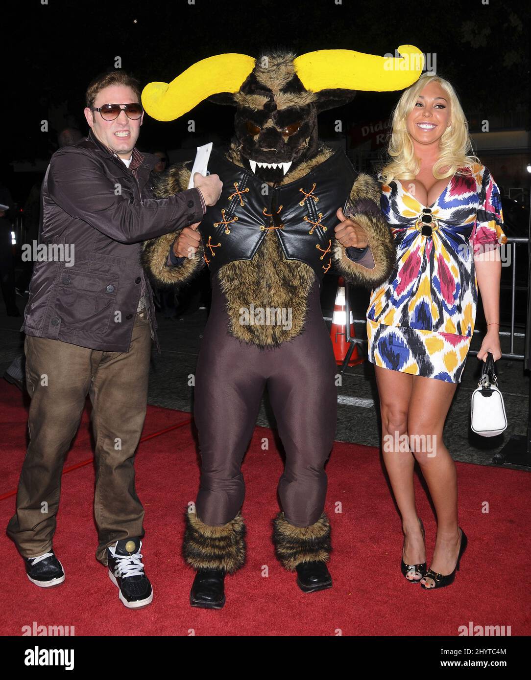 David Weintraub e Mary Carey arrivano per la prima di Role Models, a Westwood, Los Angeles. Foto Stock David Weintraub e Mary Carey arrivano per la prima di Role Models, a Westwood, Los Angeles. Foto Stock