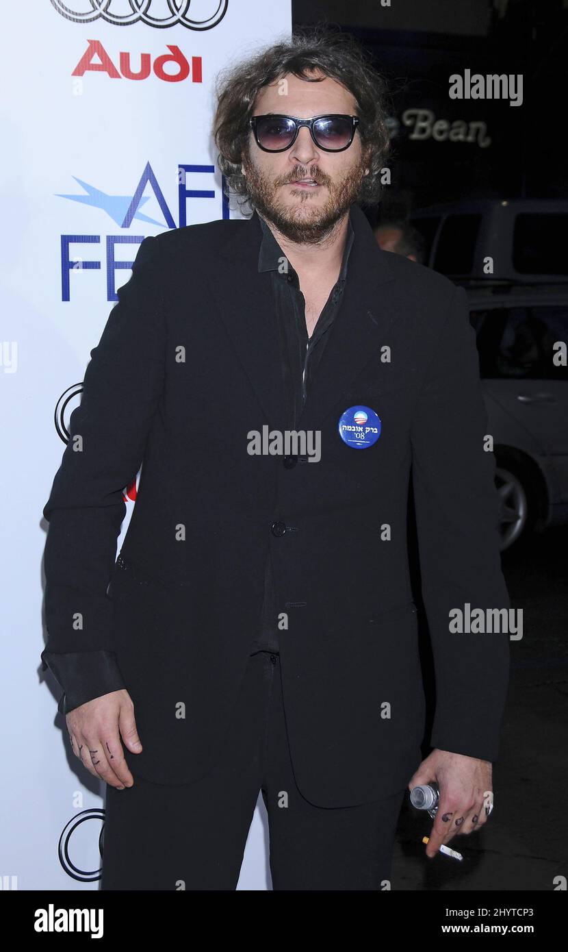 Joaquin Phoenix al 2008 AFI Fest Film Premiere di 'che' tenuto al Grauman's Chinese Theatre di Los Angeles, CA. Foto Stock