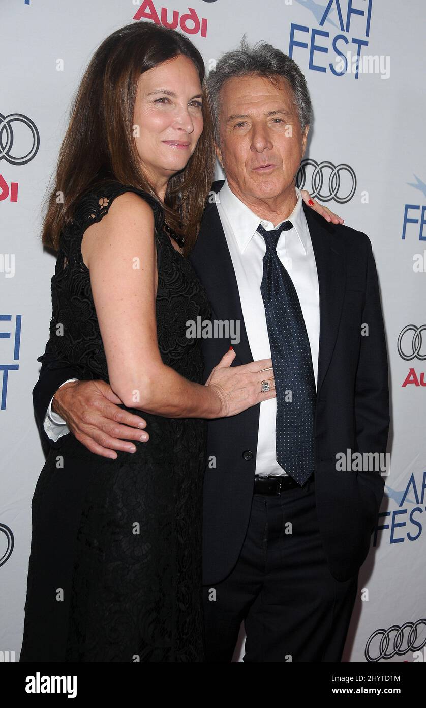 Dustin Hoffman e Lisa Gottsegen alla proiezione AFI Fest 2008 di 'Last Chance Harvey' presso i cinema ARCLIGHT. Foto Stock