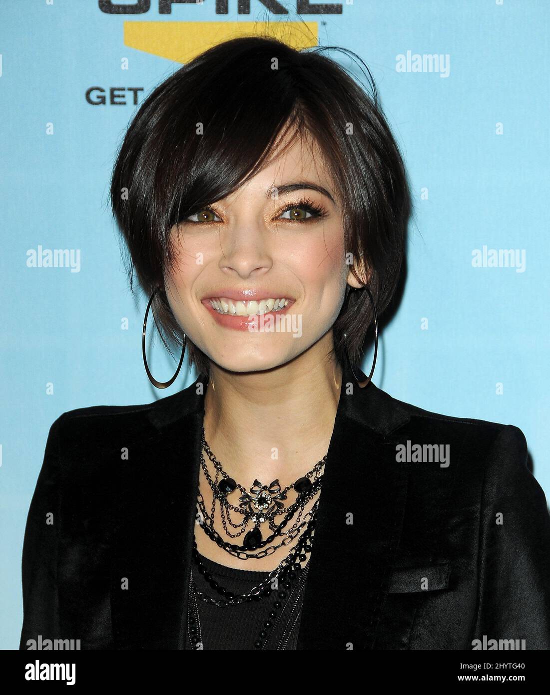 Kristin Kreuk partecipa ai "Video Game Awards" di Spike TV nel 2008, Los Angeles. Foto Stock