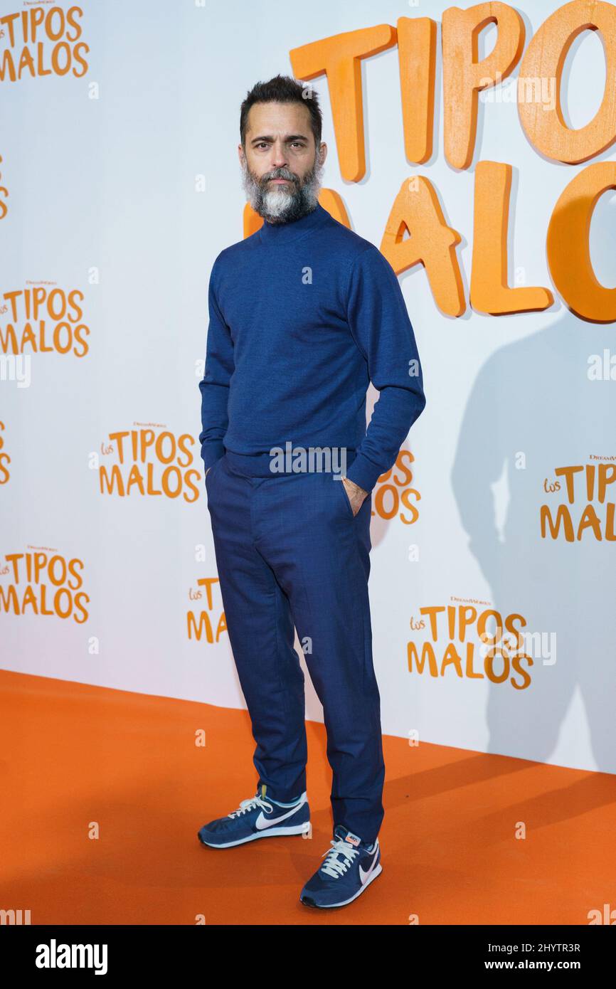 Madrid, Spagna. 15th Mar 2022. Pedro Alonso partecipa alla fotocall del film "Los Tipos malos" all'Urso Hotel di Madrid. (Foto di Atilano Garcia/SOPA Images/Sipa USA) Credit: Sipa USA/Alamy Live News Foto Stock