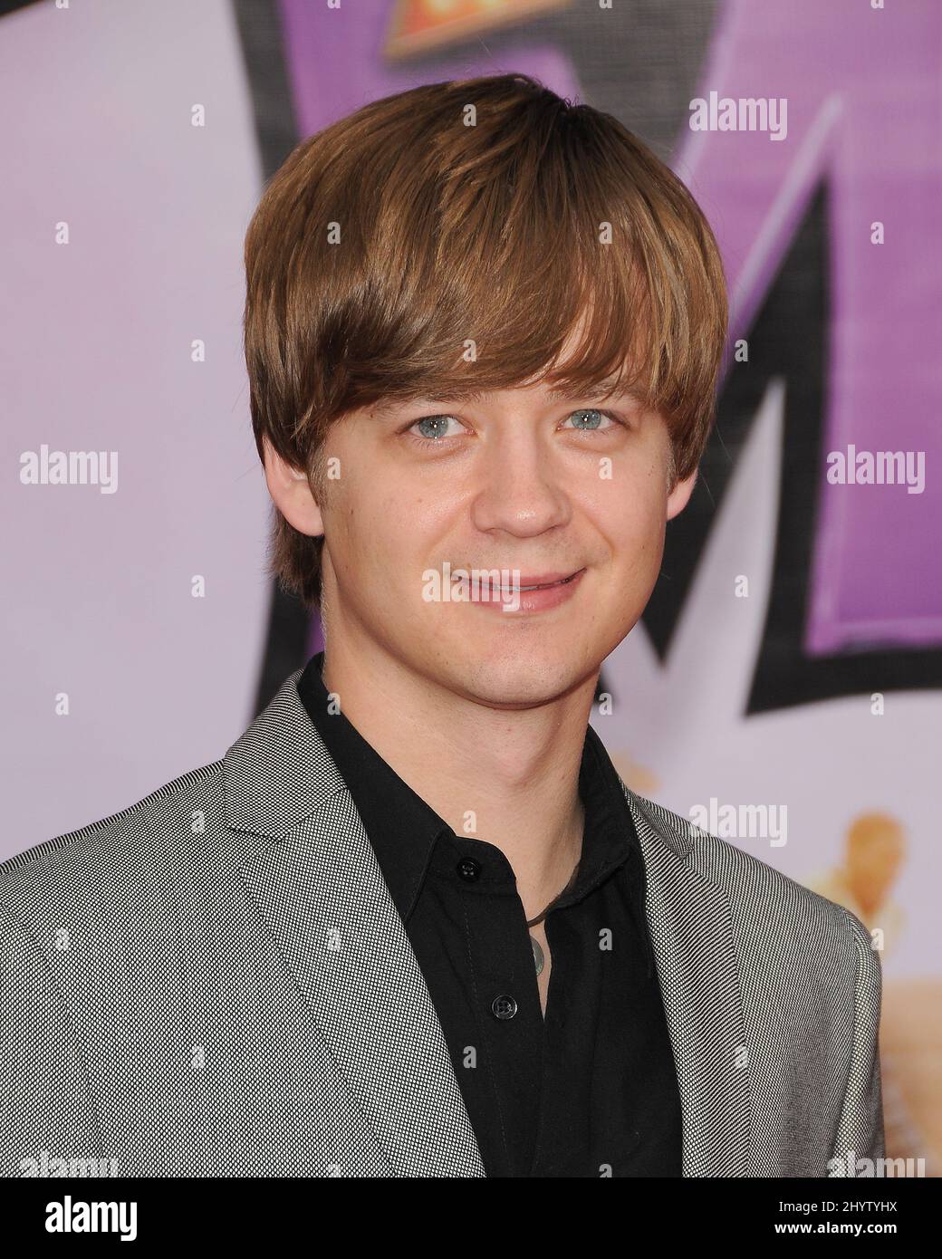 Jason Earles arriva a Hannah Montana: The Movie, World Premiere al Teatro El Capitan di Hollywood, California, USA. Foto Stock