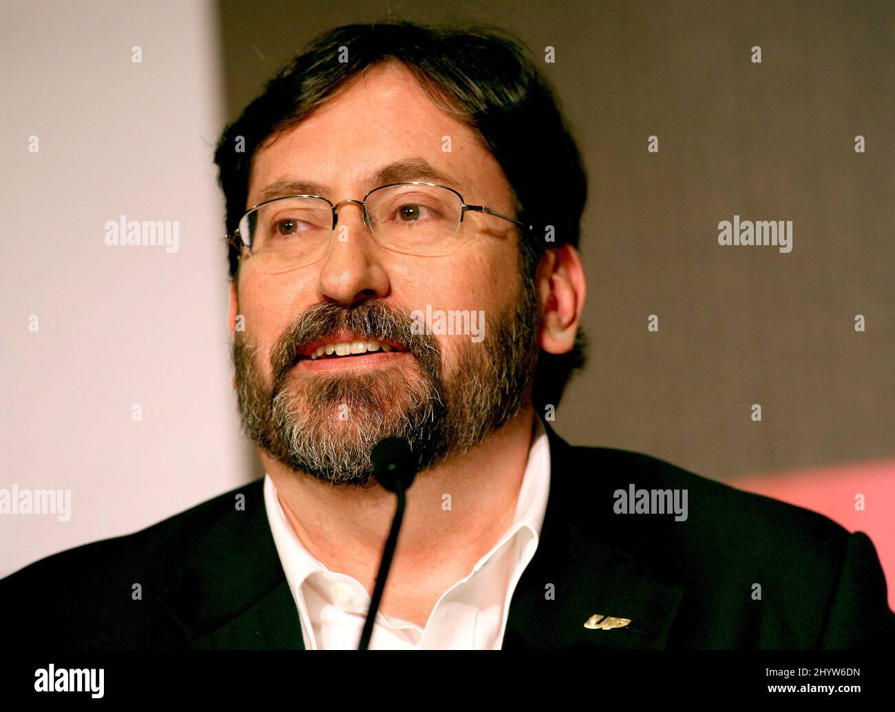 Bob Peterson alla conferenza stampa per Up, parte del Festival de Cannes 62nd, Palais de Festival, Cannes. Foto Stock