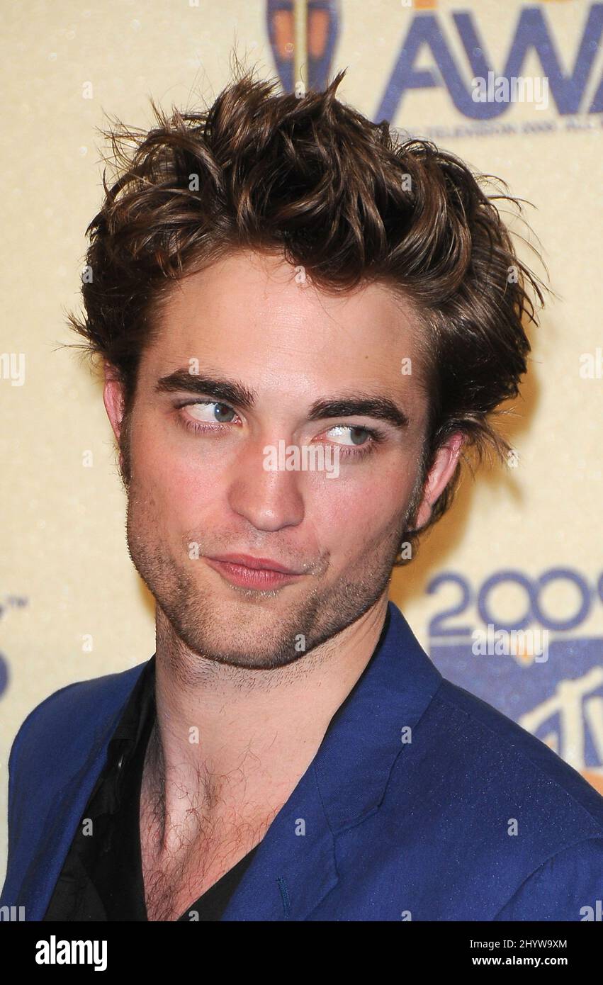 Robert Pattinson al MTV Movie Awards 2009, tenuto all'anfiteatro Gibson Foto Stock