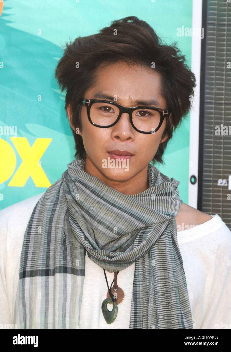 Justin Chon al Teen Choice Awards 2009 tenuto all'anfiteatro Gibson di Universal City, California. Foto Stock