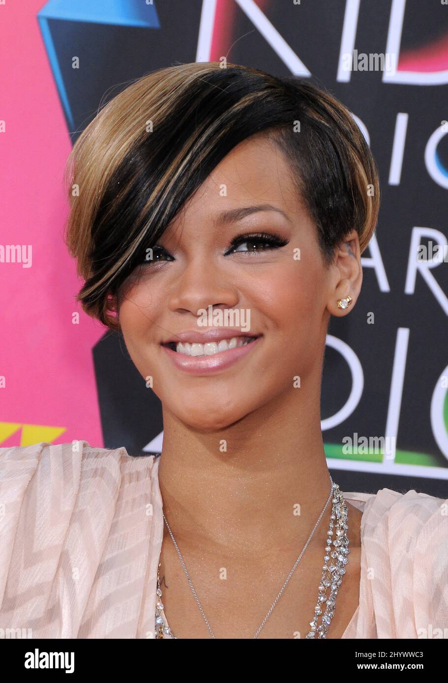 Rihanna arriva al Nickelodeon's Annual Kid's Choice Awards 23rd a Westwood, Los Angeles. Foto Stock