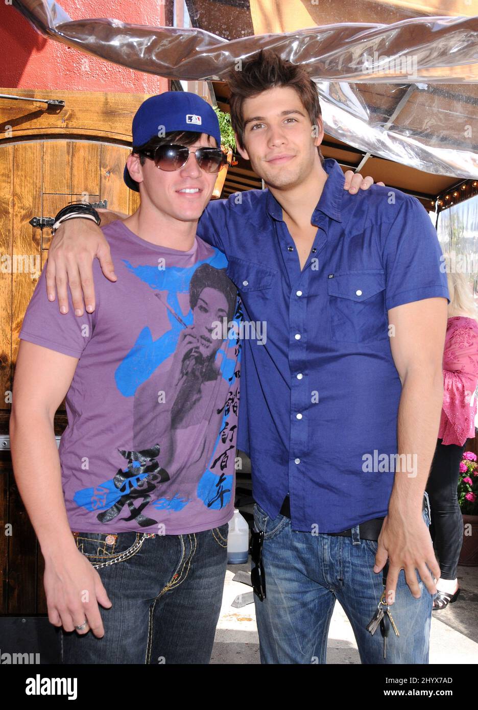 Casey Deidrick e Mark Hapka al 'Days of Our Lives' beneficiano colazione per Samantha's Friends at Henry's Hat a Los Angeles, CA. Foto Stock