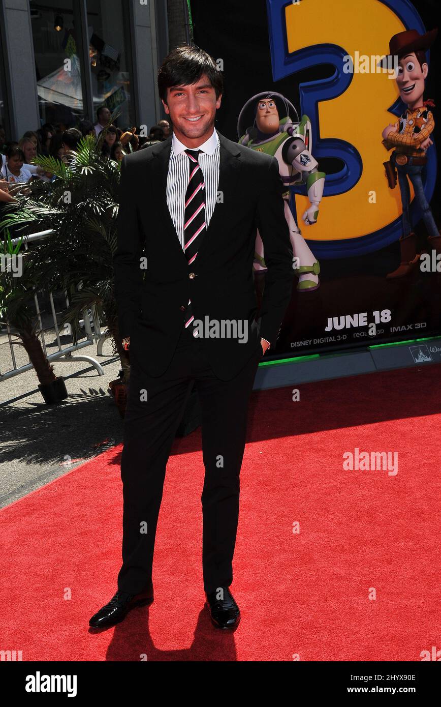 Evan Lysacek durante il "Toy Story 3" Los Angeles Premiere tenuto al Teatro El Capitan di Los Angeles, California Foto Stock