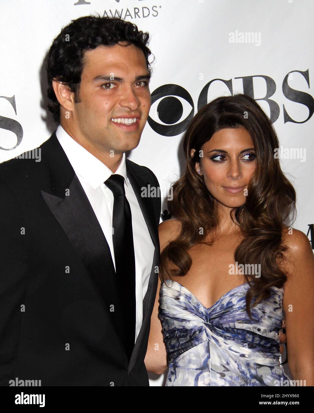 Mark Sanchez e Jamie-Lynn Sigler hanno vinto i Tony Awards annuali 64th che si sono tenuti al radio City Music Hall di New York Foto Stock