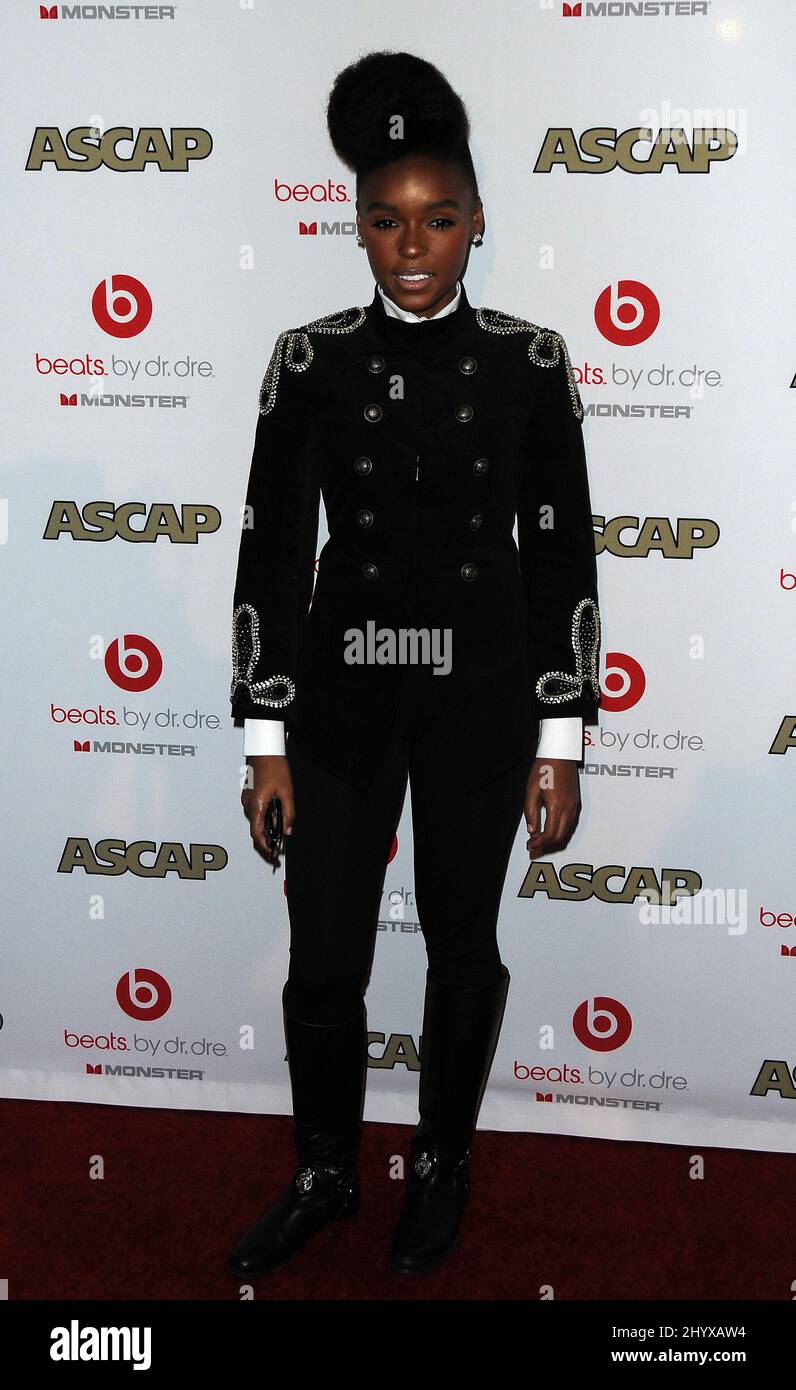 Janelle Monae ai Premi annuali ASCAP Rhythm & Soul Music Awards 23rd che si tengono al Beverly Hilton Hotel di Hollywood, CA Foto Stock