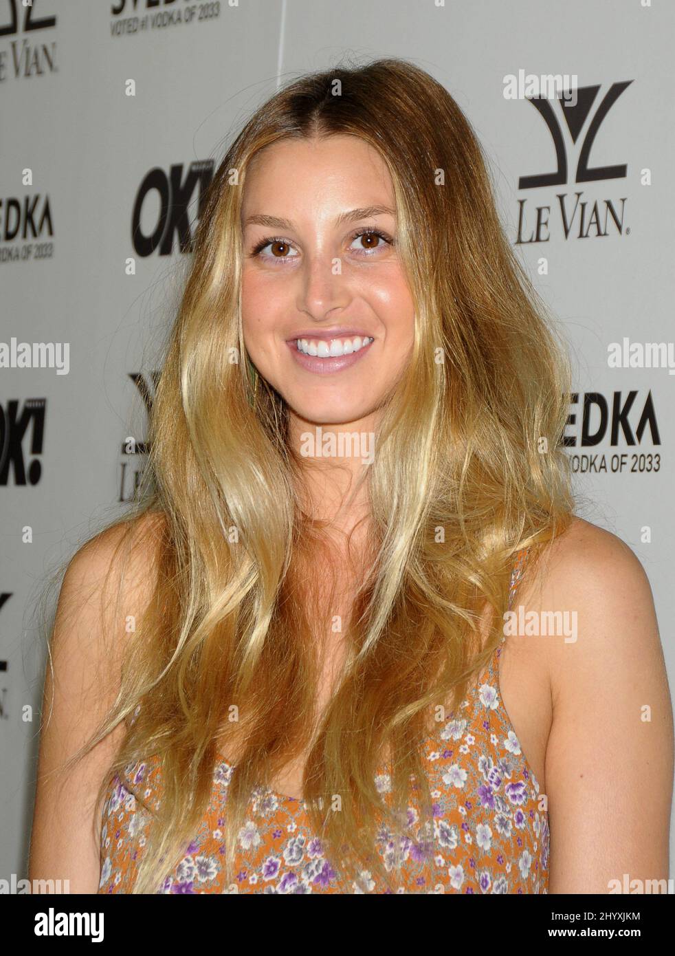 Whitney Port durante OK! La rivista celebra il 5th anniversario e inizia la serie di eventi "Five for Five" a Hollywood a la Vida, California Foto Stock