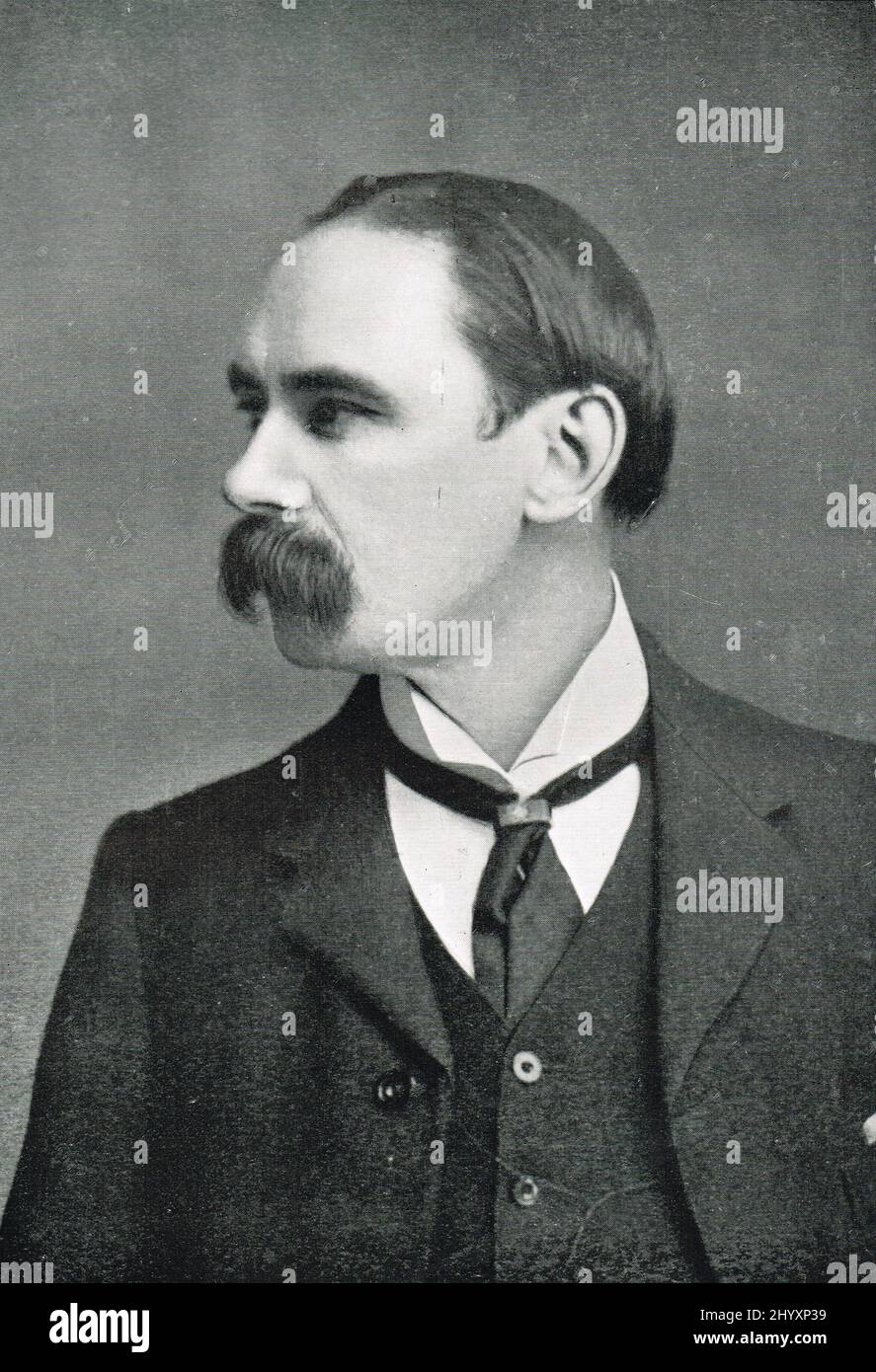 Douglas Hyde, accademico irlandese, linguista, studioso di lingua irlandese, politico, diplomatico, che è stato il primo presidente dell'Irlanda Foto Stock