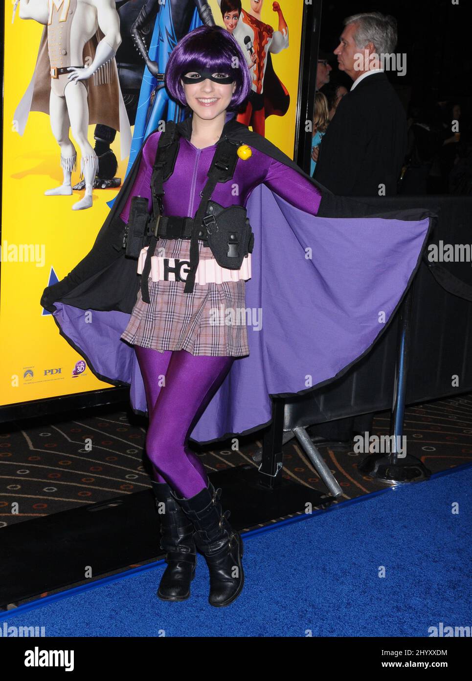 Erin Sanders alla prima di 'Megamind' tenuta al Mann's Chinese Theatre di Los Angeles, USA. Foto Stock