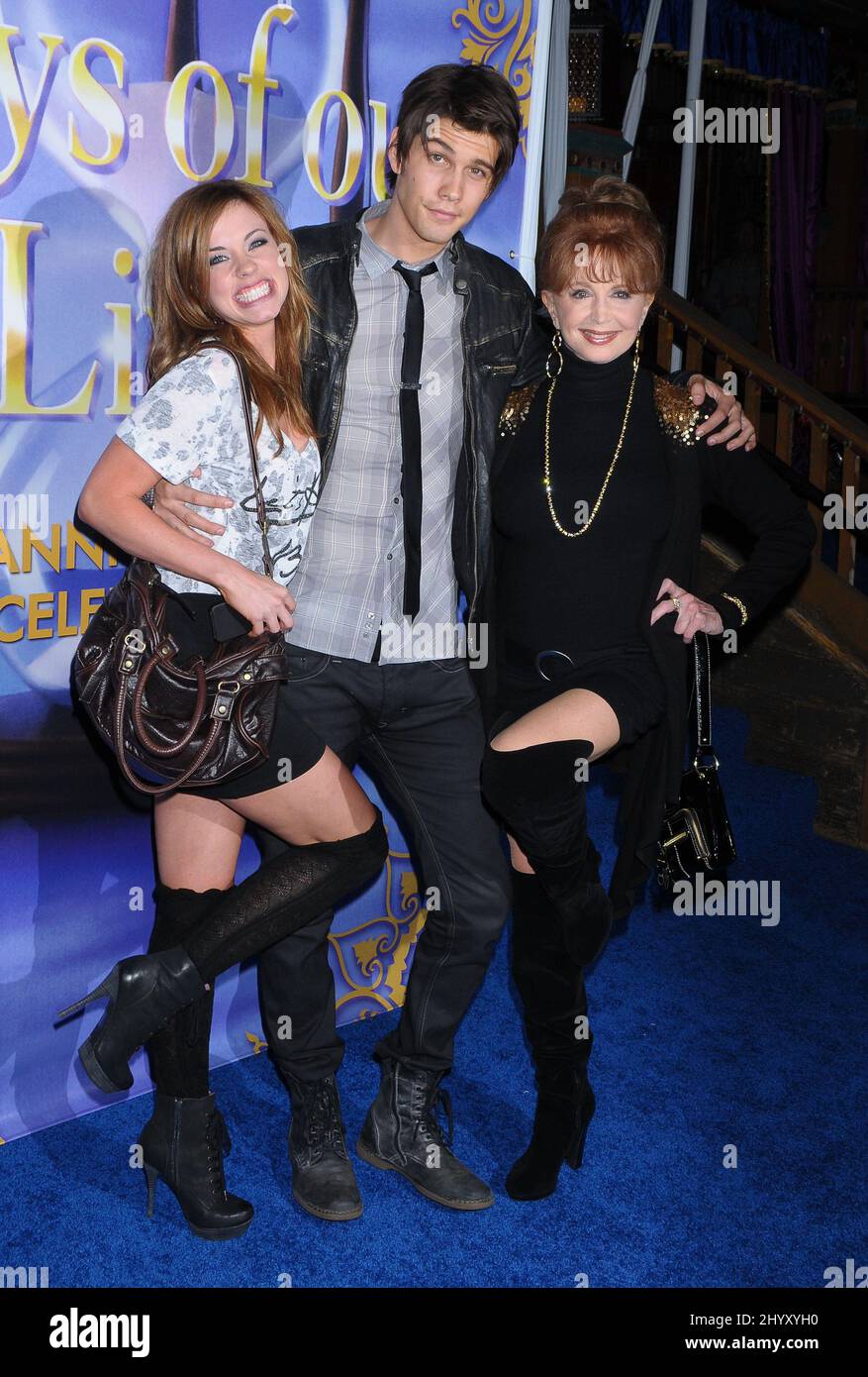 Molly Burnett, Casey Deidrick e Suzanne Rogers durante la festa del 'Days of Our Lives' del 45th anniversario tenutasi alla House of Blues, California Foto Stock