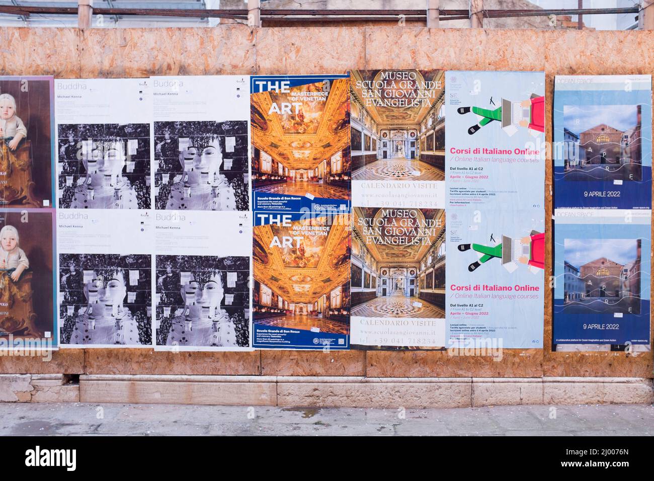 Poster di fattura Venezia Italia Foto Stock