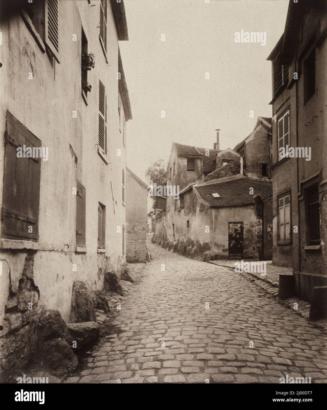 Vauvet Vieille Rue. Eugène Atget (Francia, 1857-1927). Francia, 1857 - 1927. Fotografie. Stampa in argento albume Foto Stock