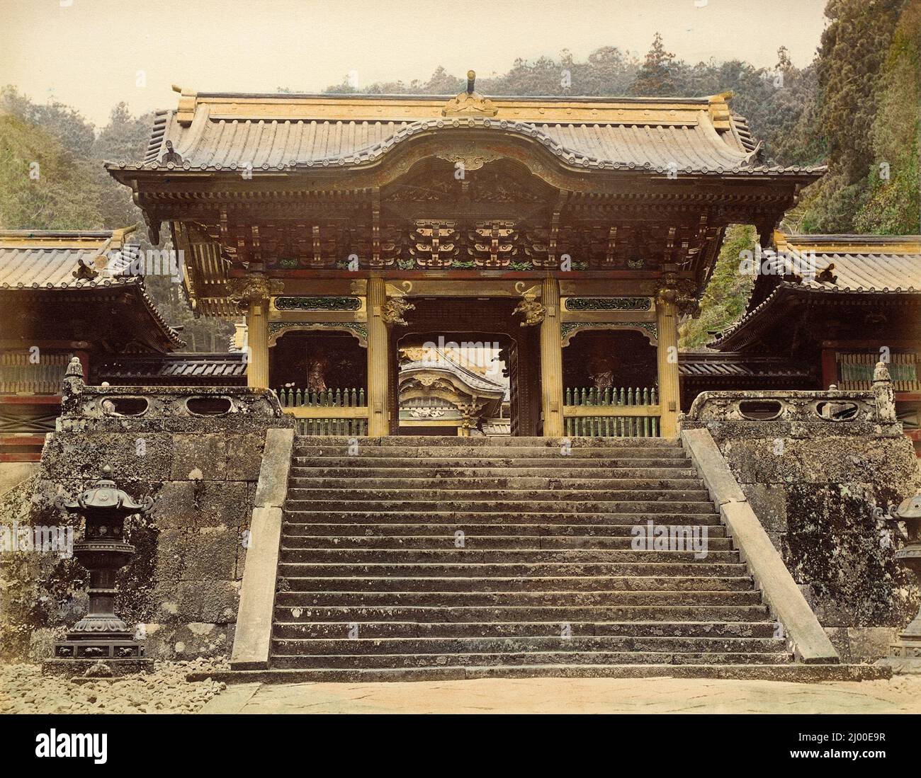 Sandai Shiogun. 1865. Fotografie. Stampa in argento albume, colorata a mano Foto Stock