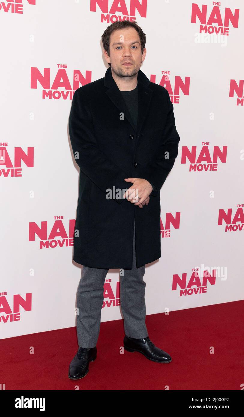 Jack Doolan arriva per lo speciale screening del Nan all'Ham Yard Hotel, Soho, nel centro di Londra. Data foto: Martedì 15 marzo 2022. Foto Stock