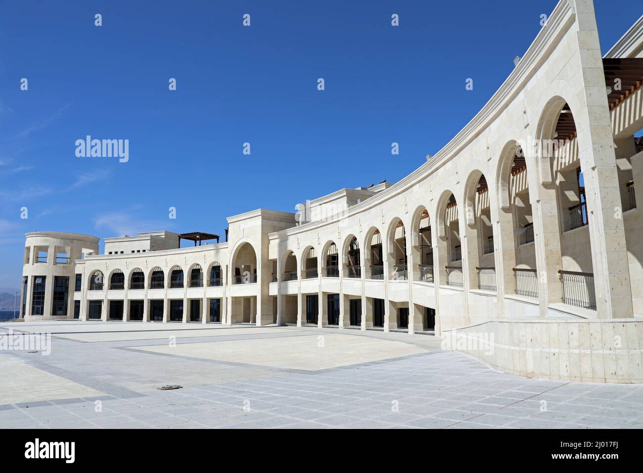 Arab Revolt Plaza ad Aqaba in Giordania Foto Stock