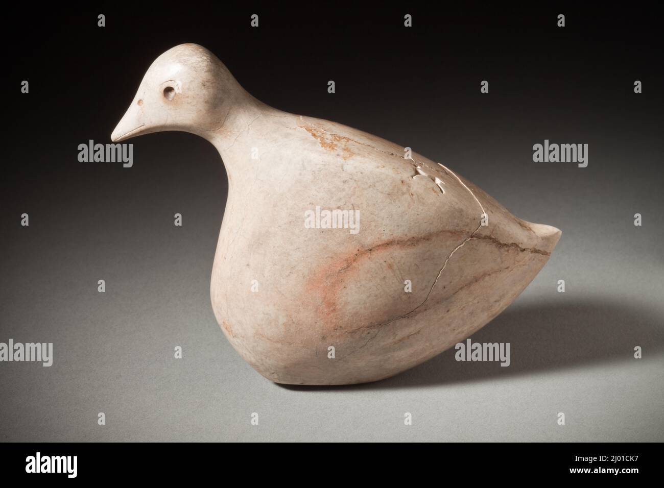 Simbolo timbro uccello.. Turchia, 3rd Millenium a.C. Attrezzi e attrezzatura; guarnizioni. Pietra Foto Stock