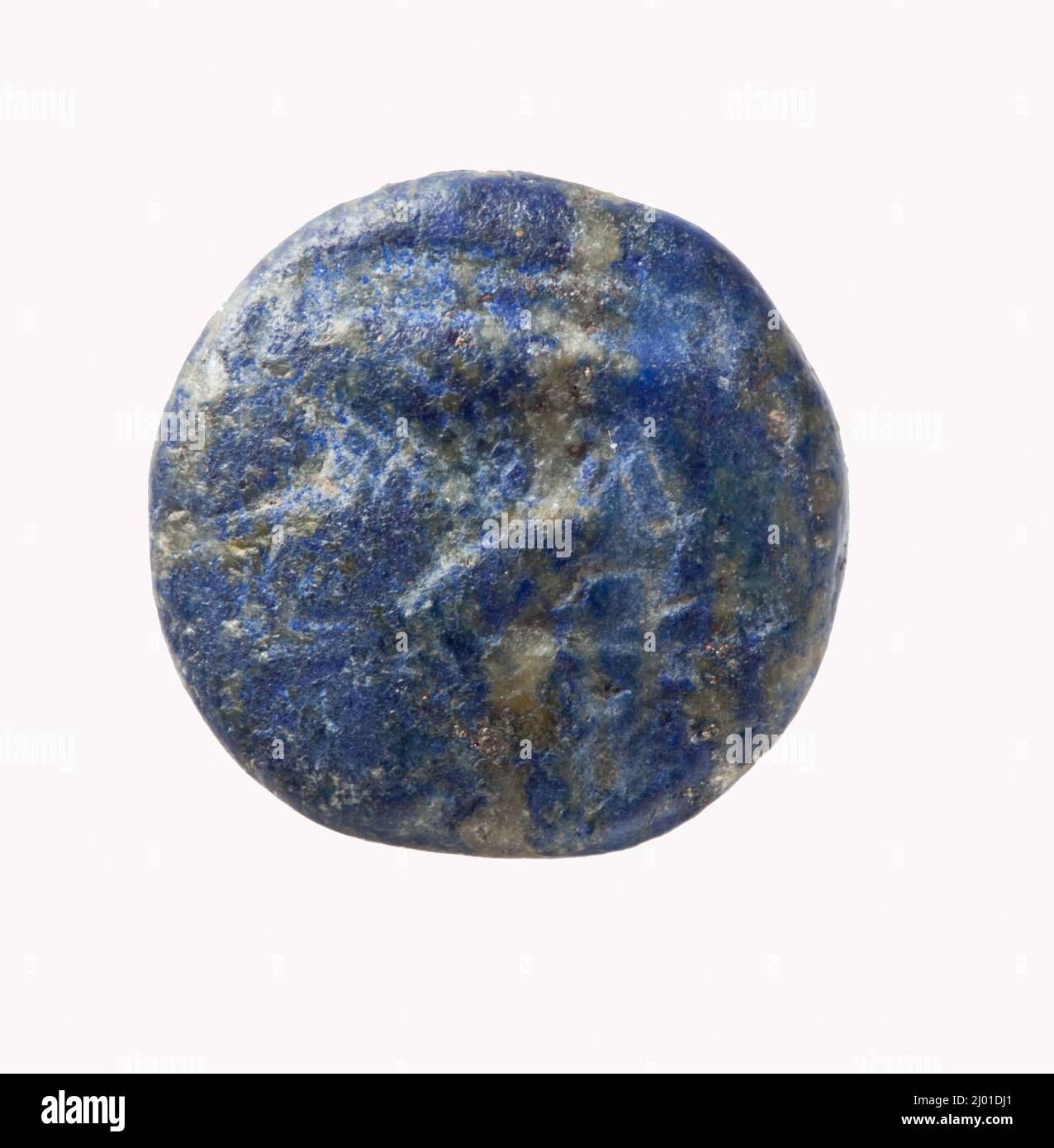 Guarnizione timbro. Assiria o Mesopotamia, Neo-Assiro (stile), fine 8th-7th secolo a.C. Attrezzi e attrezzatura; guarnizioni. Lapis lazuli Foto Stock