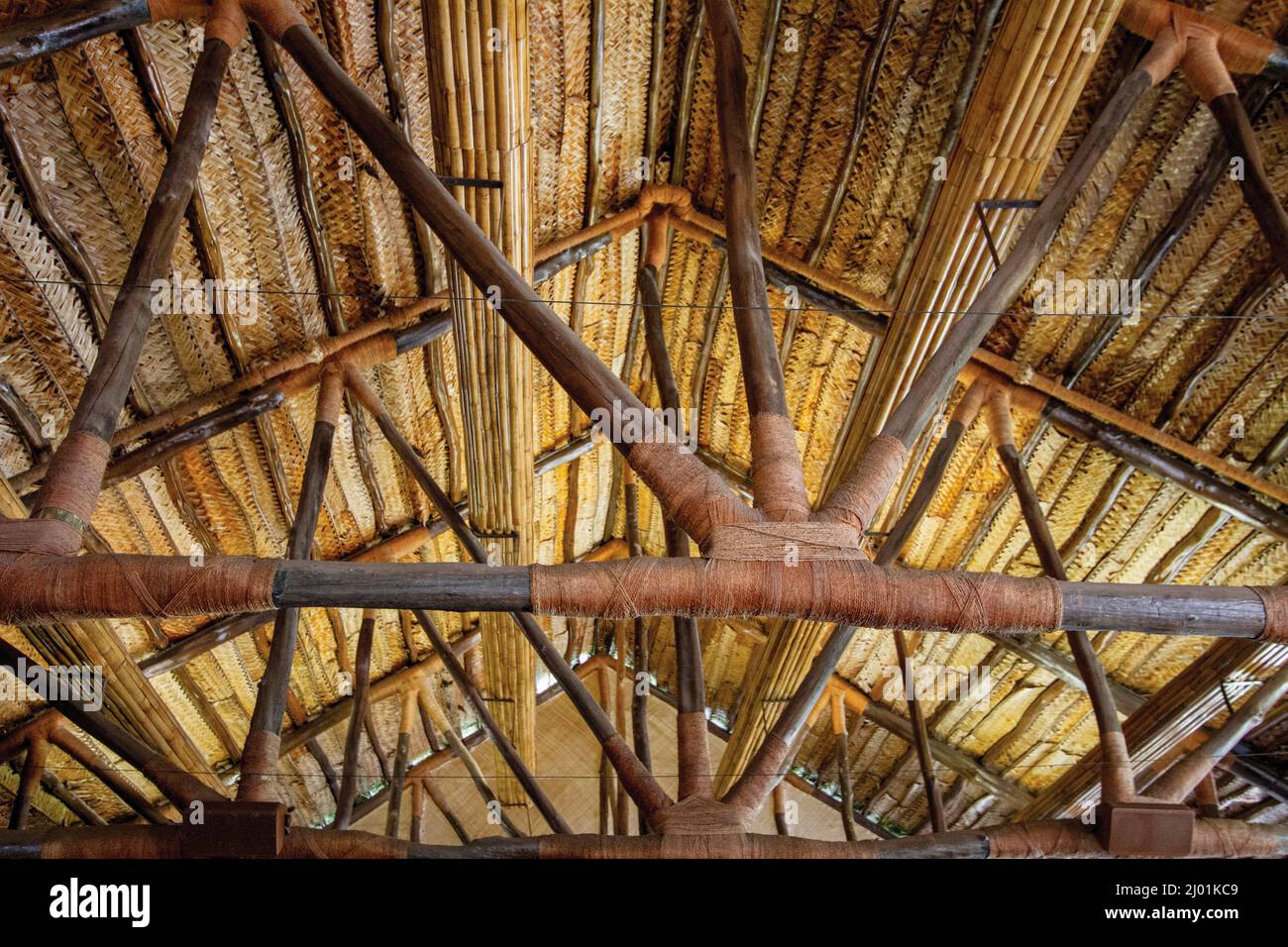Centro Culturale Polinesiano Foto Stock