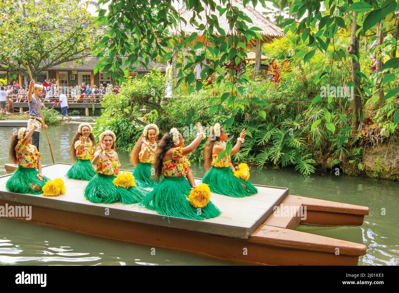 Centro Culturale Polinesiano Foto Stock