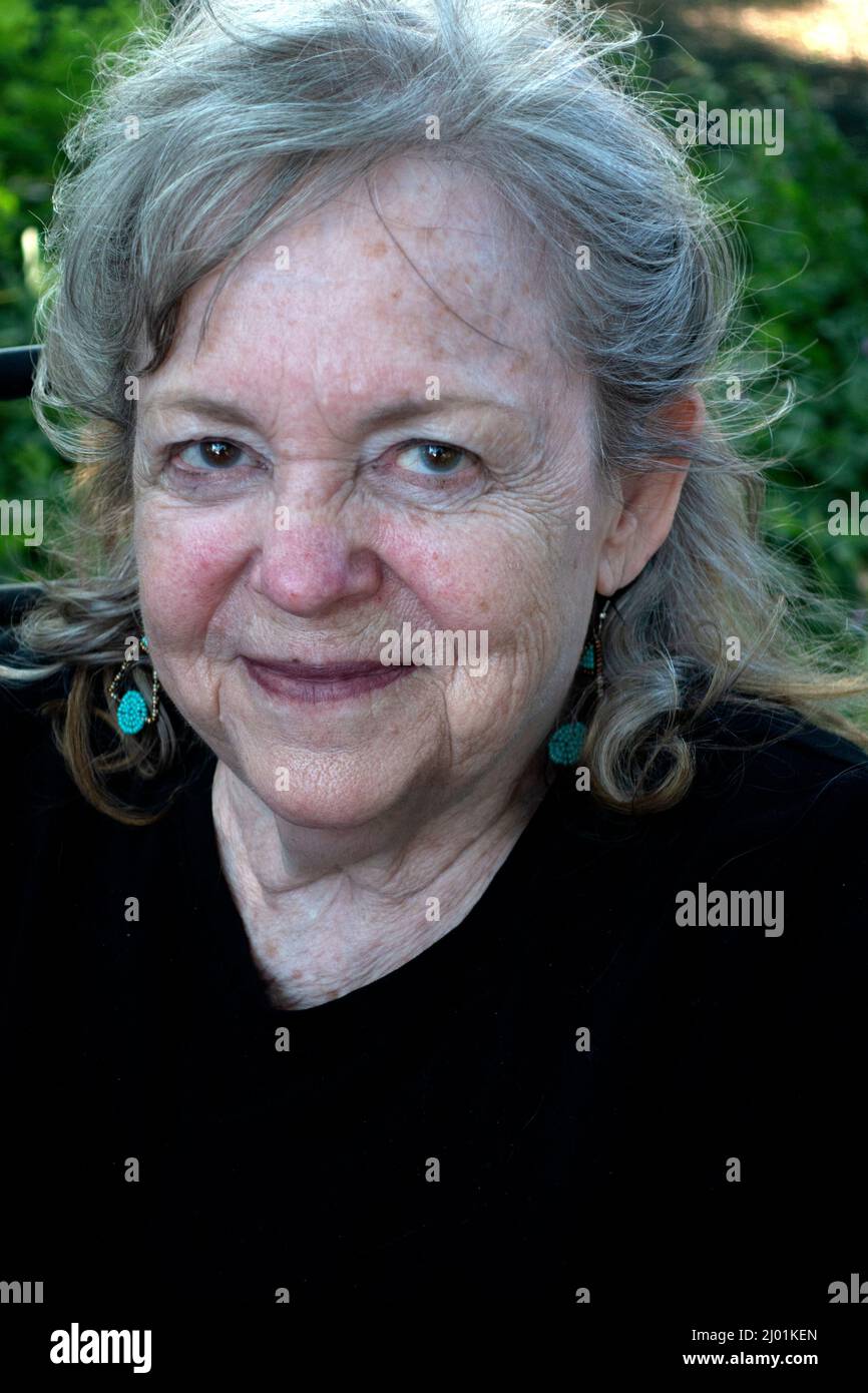Ritratto di una bella donna più anziana. St Paul Minnesota, Stati Uniti Foto Stock