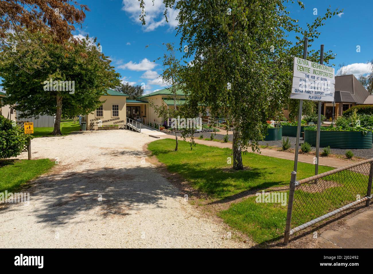 Il Guyra Neighborhood Center a Guyra, nuovo Galles del Sud, Australia Foto Stock