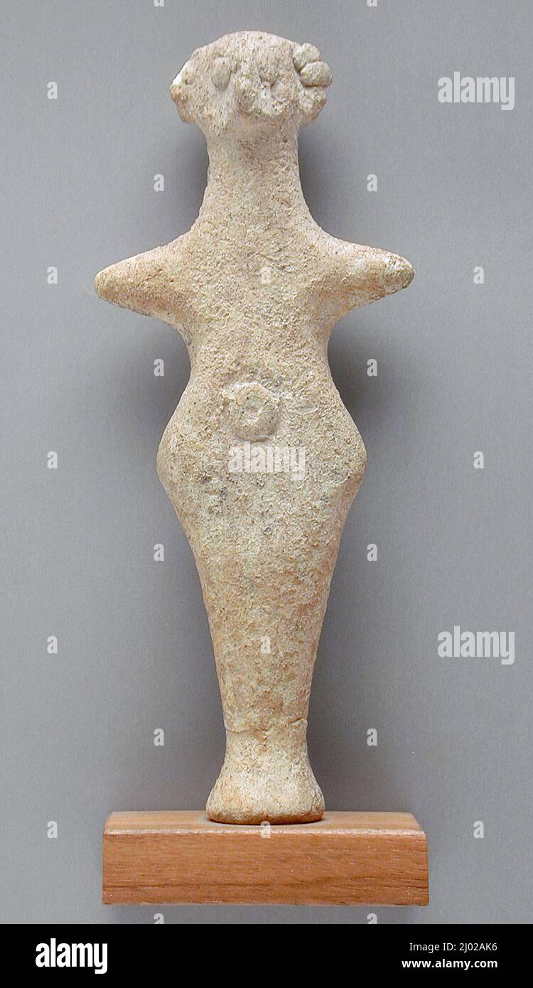 Figura femminile. Anatolia, Syro-Hittite, 2000-1000 a.C. Scultura. Terracotta Foto Stock