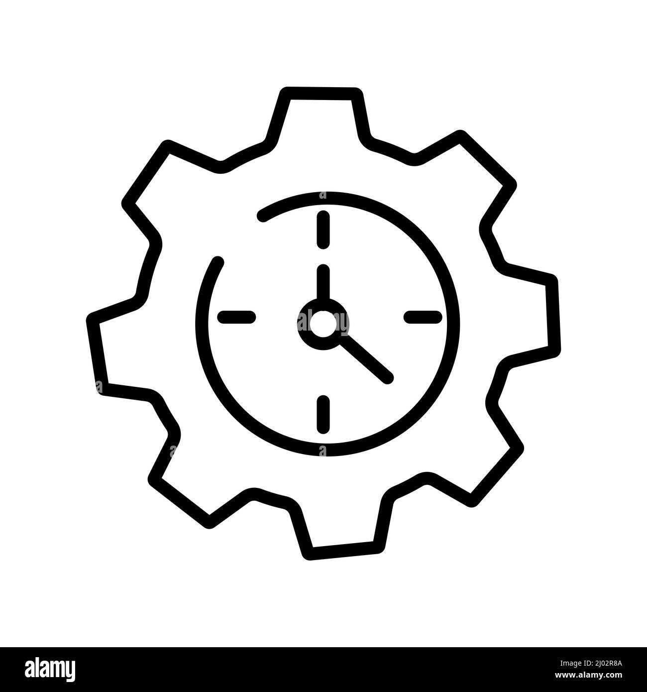 Icona astratta vettoriale sul bianco, illustrazione isolata per grafica e web design. Semplice simbolo piatto. Illustrazione Vettoriale