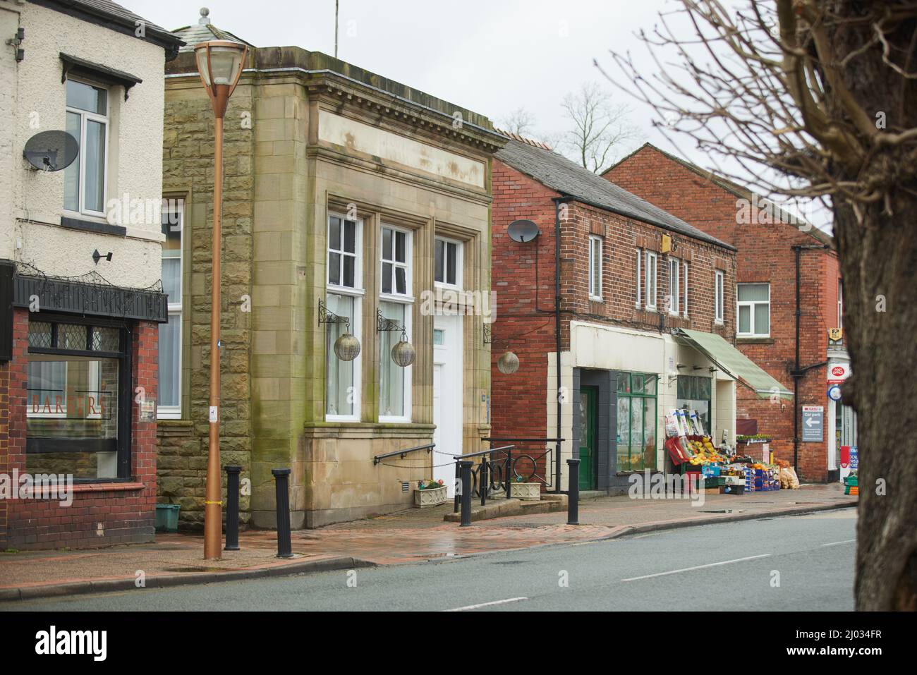 Città e comunità di Chirk a Wrexham County Borough, Galles Foto Stock