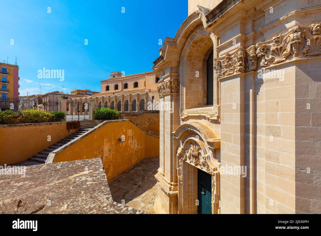 Chiesa di Santa Lucia al Sepolcro, Ortigia, Siracusa, Sicilia, Italia, Europa Foto Stock