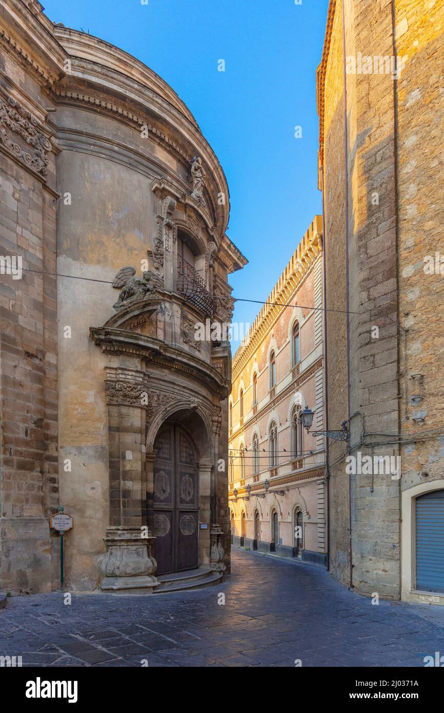 Chiesa di Santa Chiara, Caltagirone, Catania, Val di noto, Patrimonio dell'Umanità dell'UNESCO, Sicilia, Italia, Europa Foto Stock