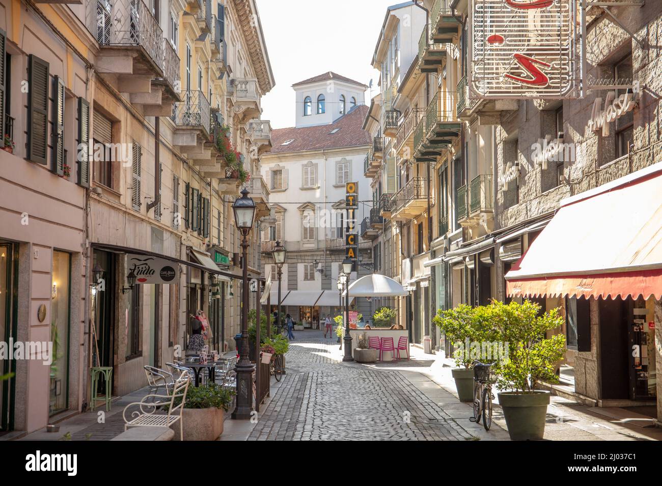 Via Migliara, Alessandria, Piemonte, Italia, Europa Foto Stock