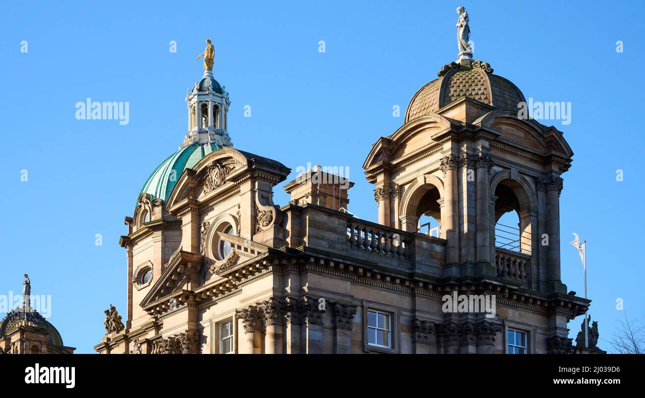 Museum on the Mound, ex edificio della Royal Bank of Scotland, Edimburgo, Scozia, Regno Unito Foto Stock