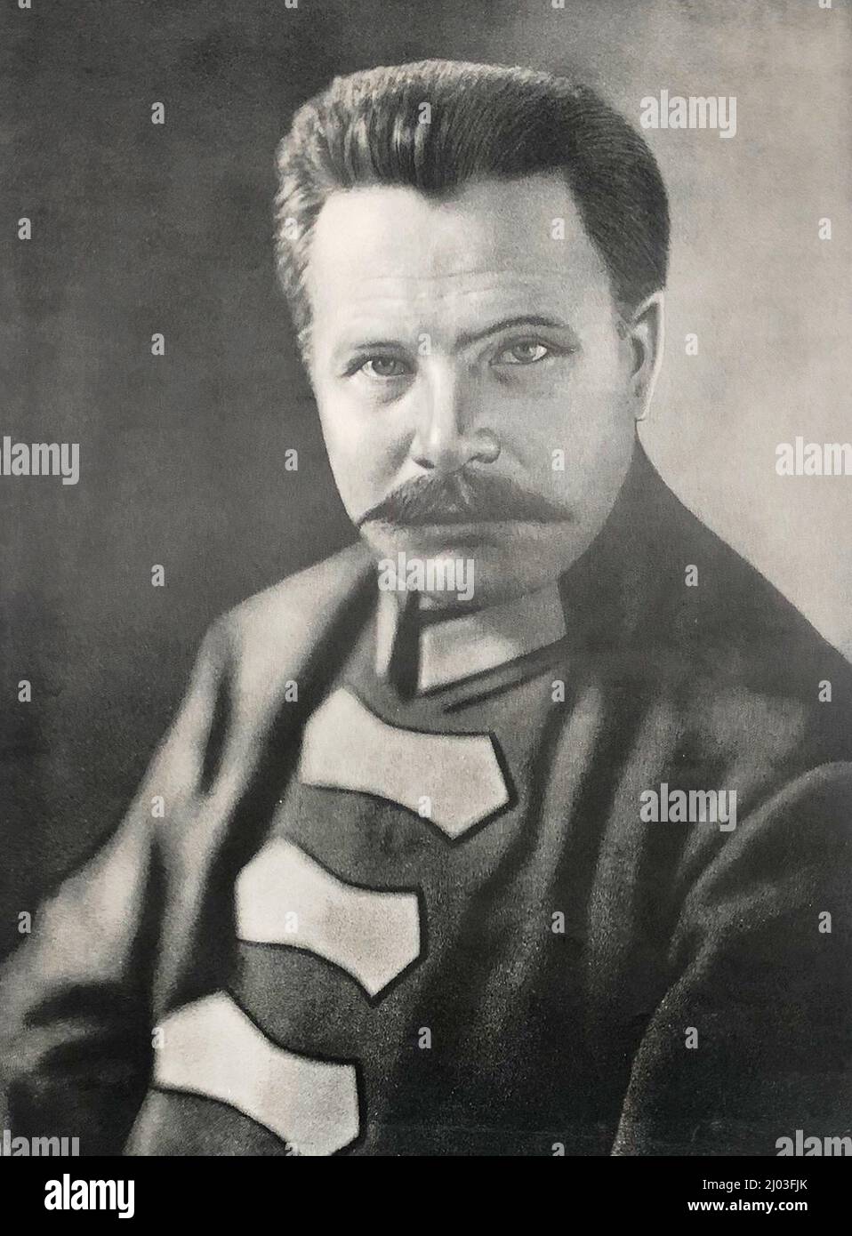 Ritratto di Mikhail Frunze. Foto Stock