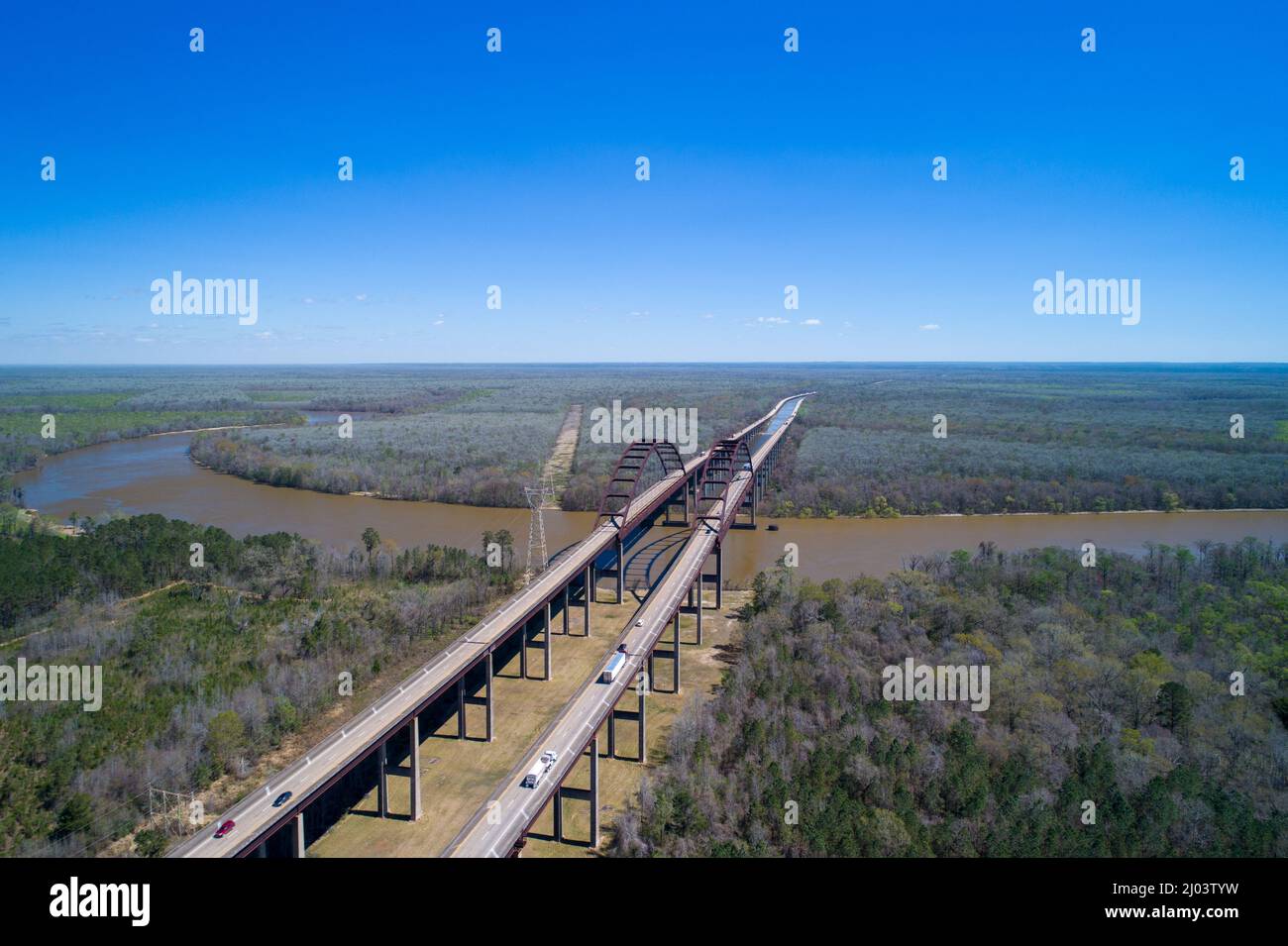 Generale W.K. Wilson Jr. Bridge, noto anche come Dolly Parton Bridge Foto Stock